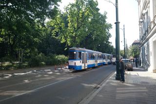 Wykolejenie tramwaju w centrum Krakowa 
