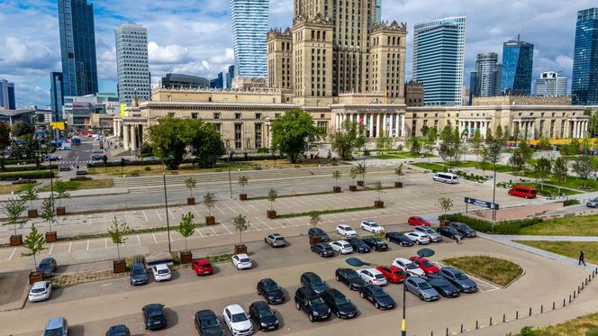 Plac Centralny Warszawa, sierpień 2025
