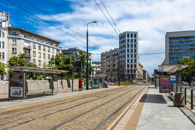 Dawny „szkieletor” przy placu Politechniki 4 w Warszawie