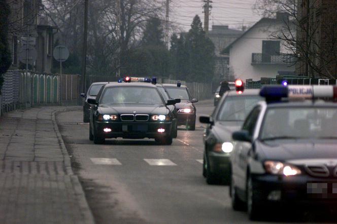 Kolumna BOR jedzie na czołówkę. Wideo GROZY