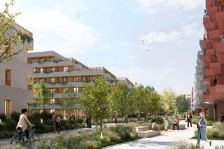 Wizualizacja planowanego osiedla przy metrze Kabaty