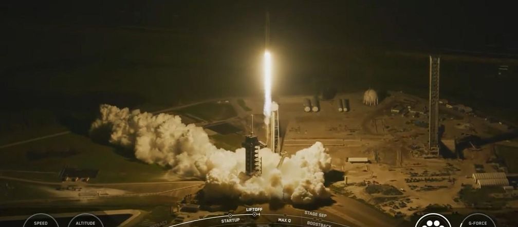 Sławosz Uznański-Wiśniewski poleciał w kosmos! Tak wyglądał start misji Axiom-4