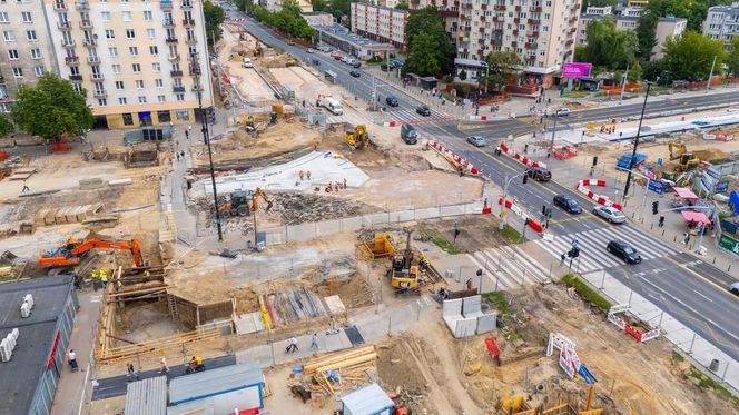 Budowa tramwaju do Dworca Zachodniego od strony Ochoty