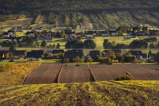 Wzgórze Barbarka we Wzdole Rządowym i piękne widoki na Góry Świętokrzyskie