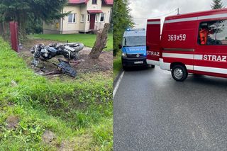 Tragiczny wypadek pod Tarnowem. Nie żyje 25-letni motocyklista