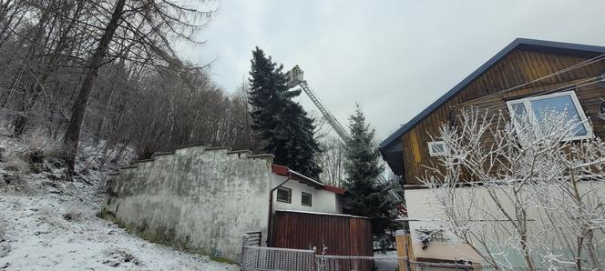  Efekty burzy śnieżnej nad Starachowicami
