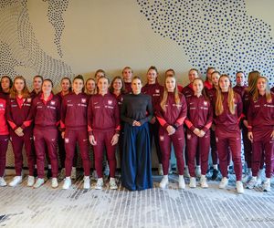 Marta Nawrocka na zgrupowaniu piłkarskiej reprezentacji kobiet