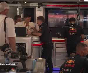 Lewandowski przyłapany na torze F1 w Katalonii. Wielkie spotkanie z mistrzem