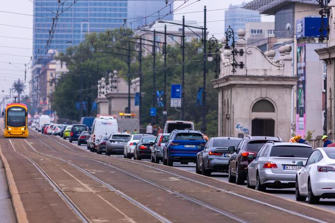 Prace remontowe na moście Poniatowskiego