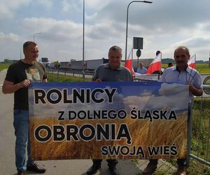 Protest rolników w Medyce