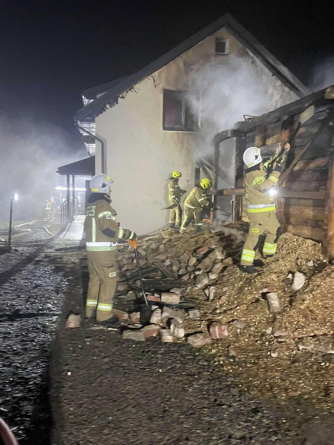 Tragiczny pożar w gminie Siennica. Jest ofiara śmiertelna