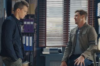 M jak miłość, odcinek 1850: Marcin (Mikołaj Roznerski), Jakub (Krzysztof Kwiatkowski) 