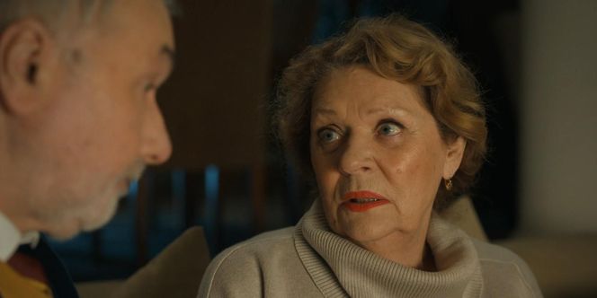 Barwy szczęścia odc. 3204. Józefina Rawiczowa (Elżbieta Jarosik), Andrzej (Leon Charewicz)