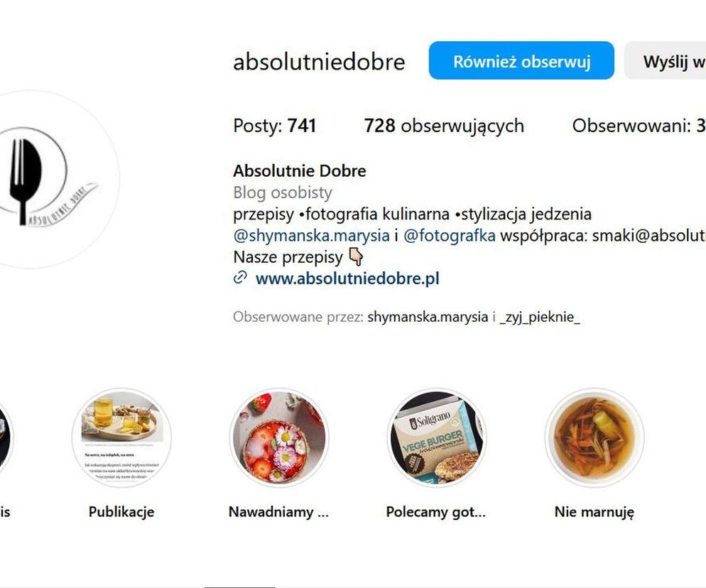 Odwiedź profil Marii i Kamili na IG: @absolutniedobre