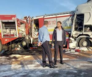 Tragedia na Słowacji. Polska ciężarówka wjechała w służby