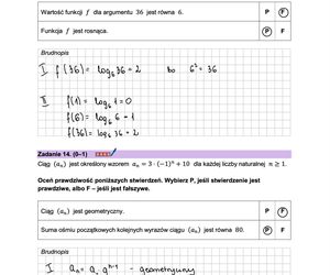 Matura próbna MATEMATYKA 2024 - ODPOWIEDZI, GOTOWE ROZWIĄZANIA