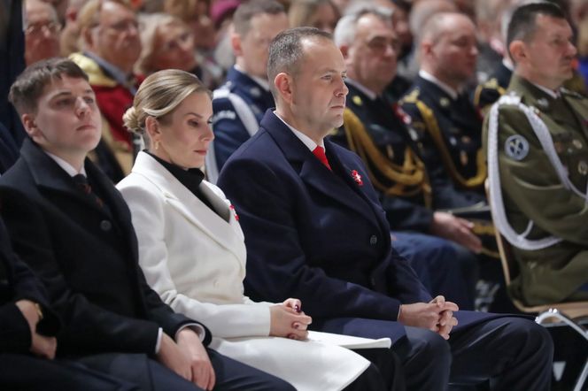 Marta Nawrocka w czasie obchodów Narodowego Święta Niepodległości