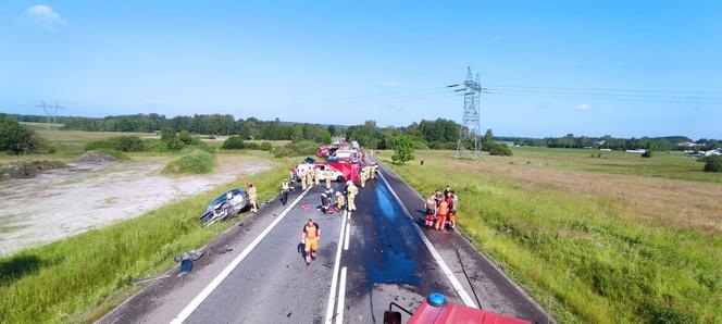 Wypadek śmiertelny na trasie numer 74 w miejscowości Przełom