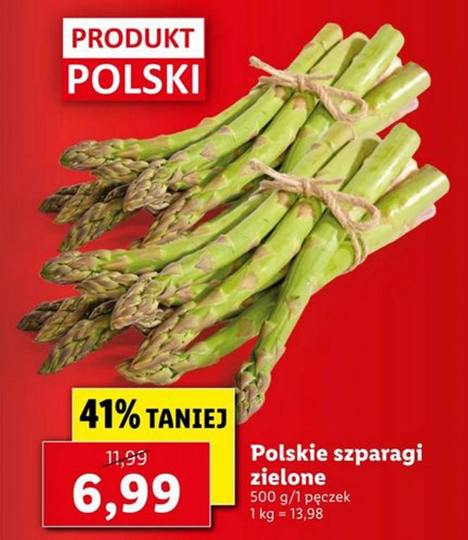  szparagi zielone 6,99 zł