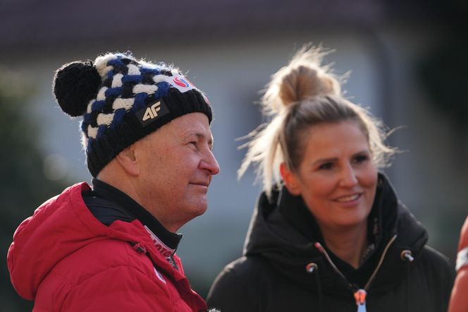 Apoloniusz Tajner z córką Dominiką Tajner