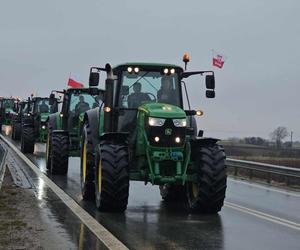 Protest rolników z Podkarpacia w Przeworsku