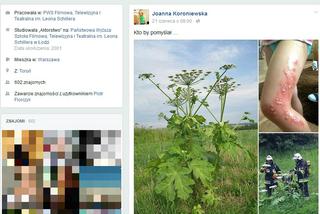 Joanna Koroniewska przestrzega przed barszczem Sosnowskiego!