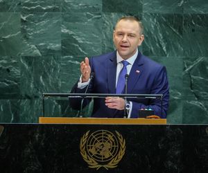Prezydent RP Karol Nawrocki podczas 80. sesji ONZ w USA