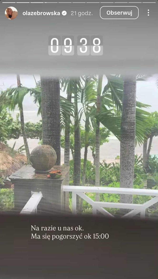 Żebrowscy nadają z Jamajki. Zabrali głos po uderzeniu huraganu