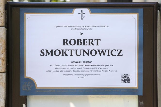 Robert Smoktunowicz pogrzeb