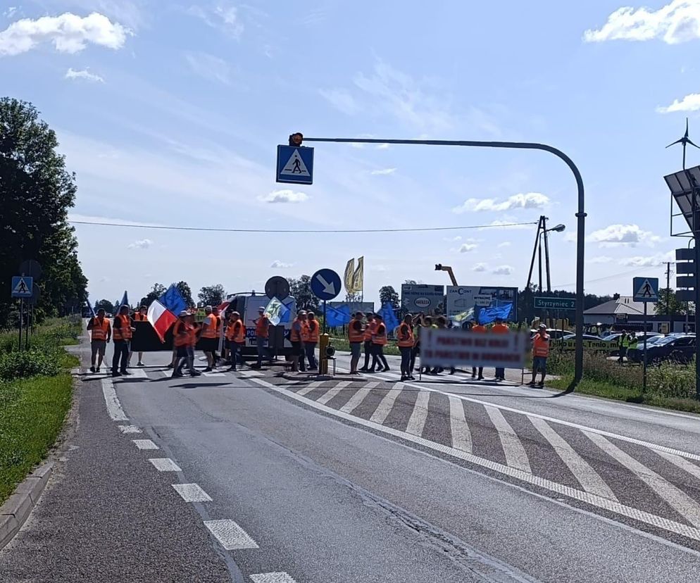 Protest kolejarzy w powiecie bialskim, 30 lipca
