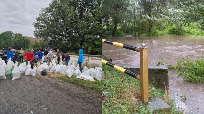 Zagrożenie powodziowe w Kątach Wrocławskich. Gmina apeluje do mieszkańców 