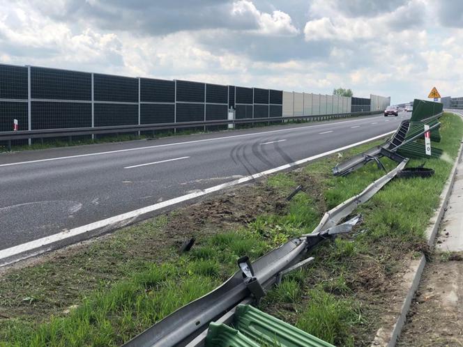 Wypadek na A4. Kierowcy jechali pod prąd "korytarzem życia"!
