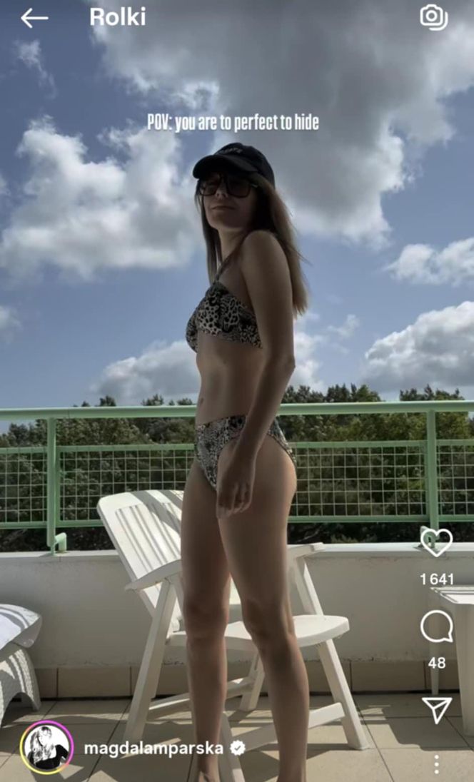 Magda Lamparska w bikini