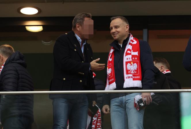 Znudzony Andrzej Duda ziewał podczas Polska - Albania