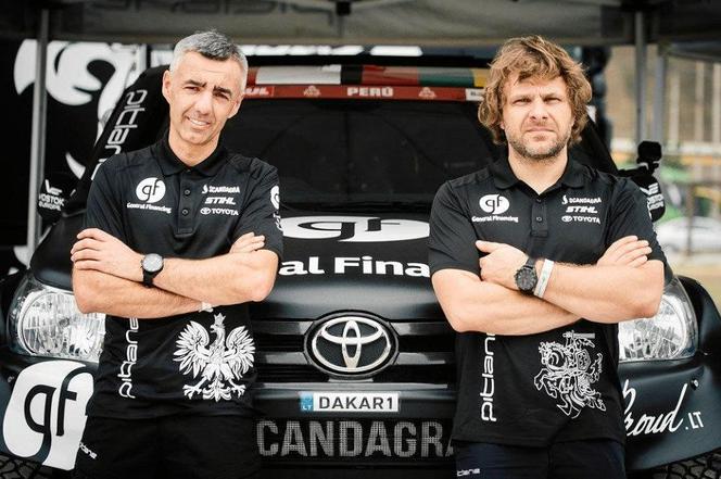 Sebastian Rozwadowski i Benediktas Vanagas (Rajd Dakar 2019)