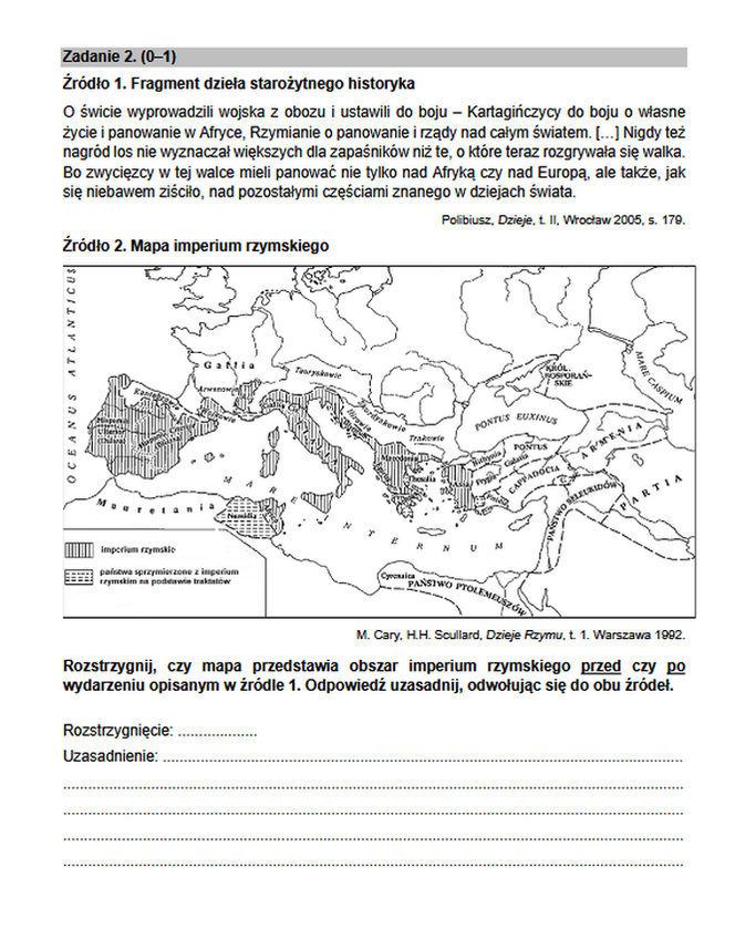 Matura 2021 historia rozszerzona  - arkusz PDF