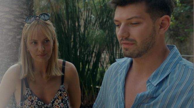 Barwy szczęścia, odcinek 3150. Ola (Michalina Robakiewicz), Justin (Jasper Sołtysiewicz)