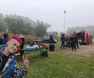 Ekipa filmowa w schronisku dla zwierząt w Nowym Sączu 