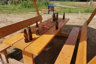 Chuligani zaśmiecają skatepark w gminie Jedlicze