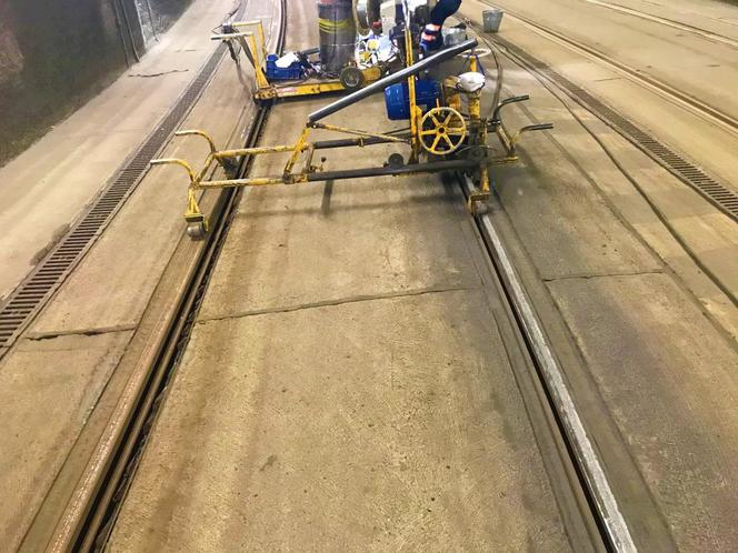 Remont zamkniętego tunelu pod Dworcem Głównym