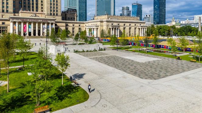 Plac Centralny Warszawa, sierpień 2025