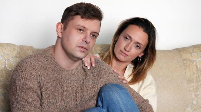 Barwy szczęścia odc. 3004. Hubert (Marek Molak), Asia Sokalska (Anna Gzyra-Augustynowicz)