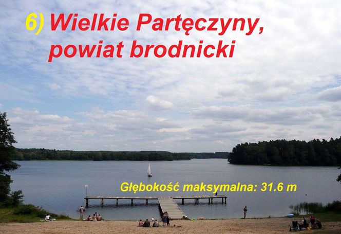 Ranking najgłębszych jezior kujawsko-pomorskiego