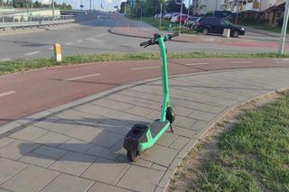 Tak białostoczanie parkują hulajnogi