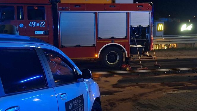 29.07.25 Starachowice. Wypadek na wiadukcie