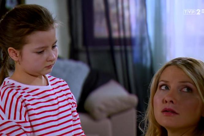Barwy szczęścia odc. 2059. Ewa (Gabriela Ziembicka), Zosia (Joanna Moro)