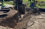 Zapadła się ulica w Lublinie. Występują utrudnienia w ruchu
