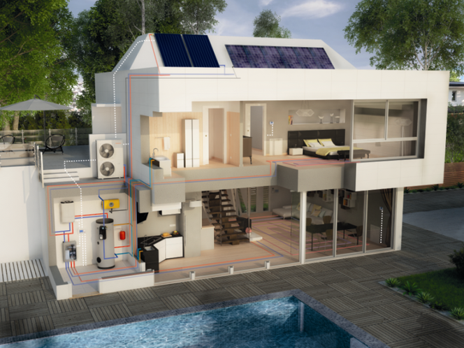 Schemat instalacji grzewczej