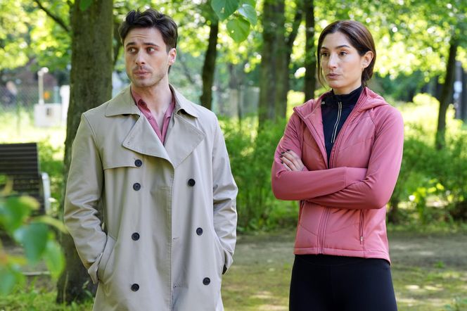 Barwy szczęścia odc. 3249. Celina (Orina Krajewska), Cezary Rawicz (Marcel Opaliński)