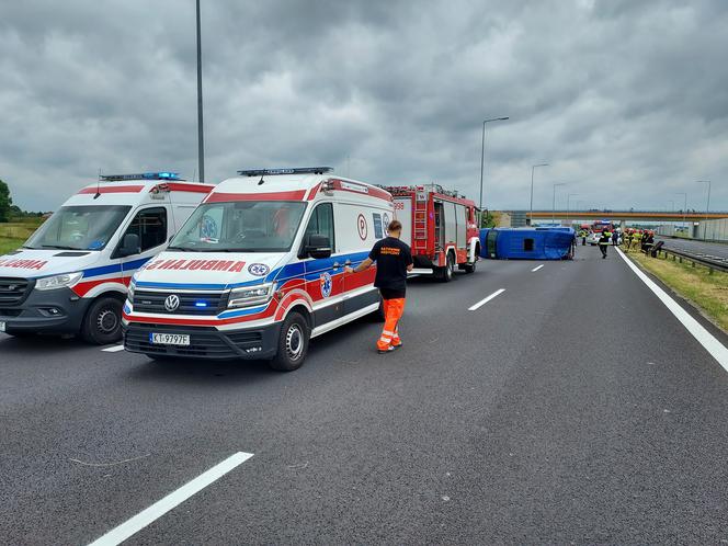 Niespokojny weekend na tarnowskim odcinku A4